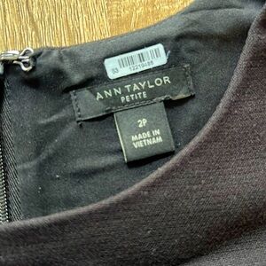 Adorable bell sleeve Ann Taylor black dress size 2p